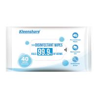 Kleenshare disinfectant wet wipes kills 99.99% of germs