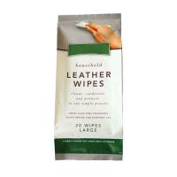 Leather cleaning wipes